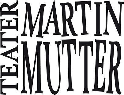 Teater Martin mutters logotyp. Svart text mot vit bakgrund